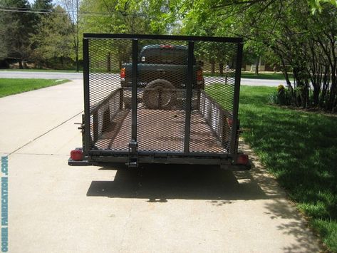 Tailgate Diy, Utility Trailer Accessories, Trailer Diy, Welding Jobs, Bunk Bed Designs, Diy Welding, Metal Tree Wall Art, Utility Trailer, Metal Art Welded