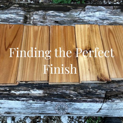 Come check out our blog to see the finish that fulfilled all our requirements! We were looking for the stain that would darken the color, highlight the grain, and seal the wood - a lot to ask for! That called for a lot of experimenting! Stains For Cedar Wood, Stained Cedar Wood, Best Stains For Cedar Wood, Western Red Cedar Stain Colors, Stain For Cedar Beams, Cedar Porch Post Stain Colors, Stains On Cedar Wood, Best Stain For Cedar Wood, How To Seal Cedar Wood