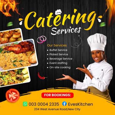 147,320+ Free Templates for 'Catering service business card' Catering Cards Design, Catering Names Ideas Logos Design, Catering Services Logo, Catering Services Flyer, Bodybuilding Logo, Catering Business Cards, Linkedin Background Image, Business Flyers, Kindle Book Cover