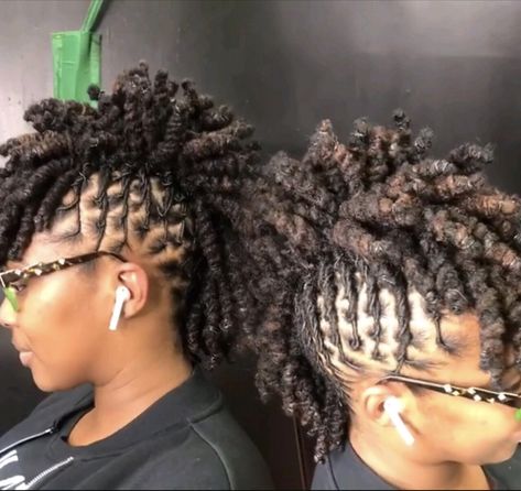 Spiral Locs, Loc Mohawk, Dreadlocks Diy, Edges Laid, Corn And Cheese, Dreadlocks Styles, Short Dreadlocks Styles, Natural Hair Salon, Taco Lasagna