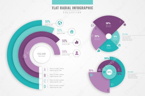 Finance Infographic Design, Chart Infographic Design, Chart Design Ideas, Charts Design, Flat Graphic Design, Business Infographic Design, Timeline Infographic Design, Infographic Chart, Mind Map Design