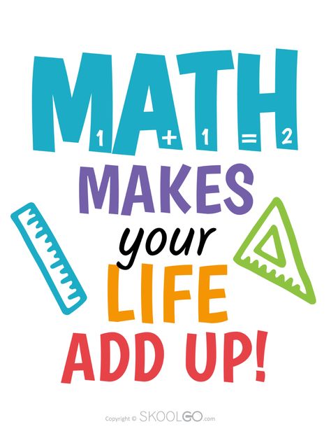 Classroom Decorations For Grade 1, Math Decorations Classroom, Math Quotes For Classroom, Math Poster Design Ideas, Quotes For Classroom Wall, Classroom Quotes Motivational, Math Design Ideas, Classroom Quotes For Wall, Educational Sayings