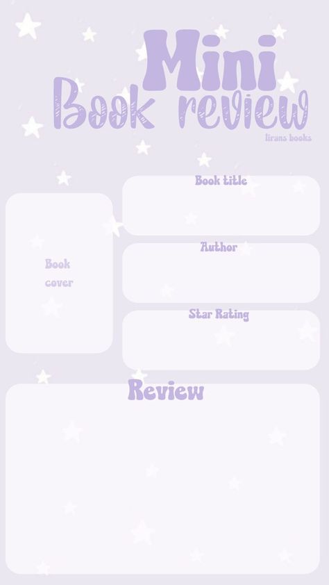 #Mini_Book_Review #Bookstagram_Templates #Summary_Template #Ipad_Stuff Mini Book Review, Bookstagram Templates, Summary Template, Workout Template, Ipad Stuff, Book Review Template, Book Reading Journal, Samsung Notes, Review Template