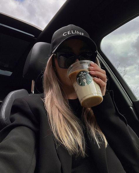 Simplicity is the key 🕊’s Instagram profile post: “Milk with coffee 🤷🏼‍♀️✌🏻 ___________________________________ #selfie #carselfie #aestheticfeed #aestheticedit #starbuckscoffee…” Cute Baseball Hat Hairstyles, Cute Baseball Hats, Baseball Hat Hairstyles, Car Selfies, Car Poses, True Self, Instagram Photo Inspiration, Pinterest Girls, Not Allowed