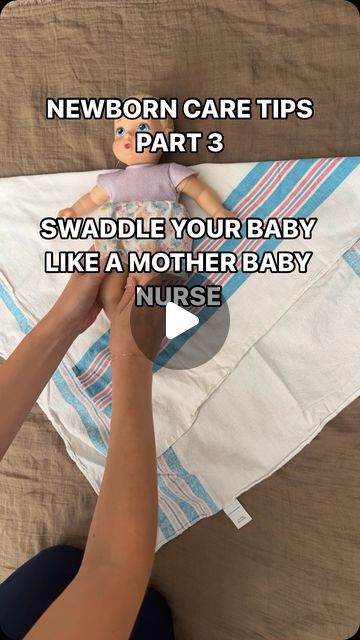 Courtney, RN | Postpartum Care | Breastfeeding | Newborn Care on Instagram: "Everything you need to know about how to swaddle your baby as a first time mom 👇🏻

Hey I’m Courtney, a mother baby nurse and mom of 3 👋🏻

Swaddling with swaddle blankets is not easy and can be very challenging, especially for first time moms (with my first baby I asked every person who came in the room to teach me how to swaddle).

Here are the exact steps to take when swaddling your baby:

👶🏼 lay your blanket down in the shape of a diamond 

👶🏼 fold the top corner down

👶🏼 place the baby on the blanket, place shoulders at the fold 

‼️ you want to make sure the blanket is at or below their shoulders and not above to prevent the swaddle from coming up over baby’s mouth and nose 

👶🏼 wrap one side acros How To Swaddle A Newborn Photography, Swaddle How To, How To Swaddle A Newborn, Velcro Swaddle, Hip Movement, Love To Dream Swaddle, Mother Baby Nurse, My First Baby, Baby Nurse