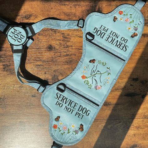 Service Dog Leash Wrap, Service Dog Vest Ideas, Cute Service Dog Vest, Vest Ideas, Service Dog Patches, Service Dogs Gear, Pet Things, Vest Patches, Service Dog Vests