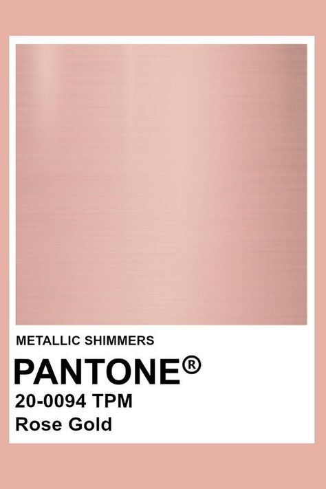 Rose Gold Aesthetics, Rose Gold Pantone Colour Palettes, Rose Gold Color Swatch, Pantone Colors Gold, Rose Gold Color Meaning, Rose Gold Color Aesthetic, Metallic Gold Color Palette, Paleta Rose Gold, Rose Gold Color Palette Colour Schemes