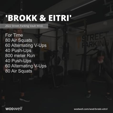 "Brokk Street Parking Workout, Strength Wod, No Equipment Wod, Row Wod Crossfit, Crossfit Abs Wod, Crossfit Hero Wod, Crossfit Workouts Wod, Firefighter Training, Crossfit Workouts At Home