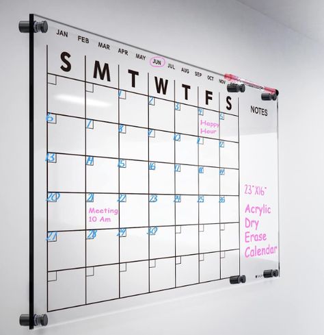 Acrylic Dry Erase Calendar for Wall 23”x16“ Clear Acrylic Wall Calendar White Board Calendar Home Office Calendar Calendar White Board, White Board Calendar, Acrylic Wall Calendar, Dry Erase Wall Calendar, Dry Erase Board Calendar, Office Calendar, Whiteboard Calendar, Dry Erase Wall, Calendar Board