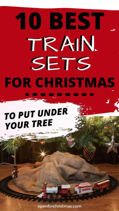 Train Around Christmas Tree Ideas, Train Under Christmas Tree, Train Around Christmas Tree, Christmas Tree Train Set, Twinkling Tree, Christmas Tree Train, Christmas Train Set, Classy Christmas Decor, Christmas Tree Inspo