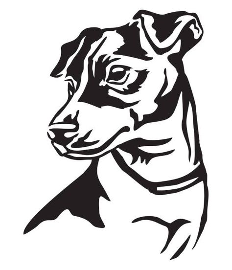 Resin Pictures, Dog Memorial Tattoos, Dog Outline, Jack Russell Dogs, Africa Animals, Jack Russells, Dog Vector, Jack Russel, Purebred Dogs