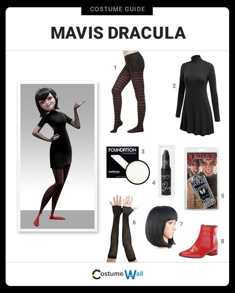 Mavis Costume, Hotel Transylvania Costume, Transylvania Movie, Halloween Fashion Outfits, Hotel Transylvania Movie, Dracula Costume, Mavis Dracula, Princess Inspired Outfits, Costume Guide