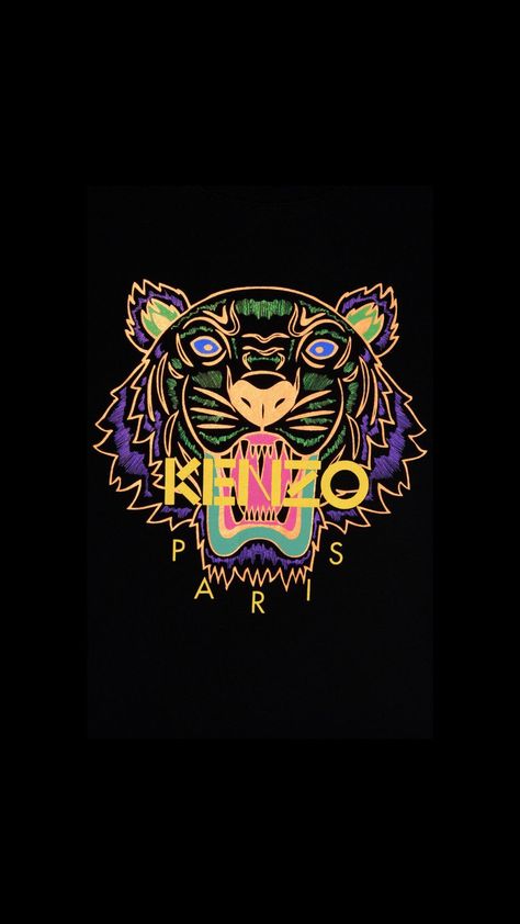 Kenzo Aesthetic, Paris Wallpaper Iphone, Kenzo Wallpaper, Kenzo Design, Thrasher Sweatshirt, Hypebeast Iphone Wallpaper, Holiday Logo, Kenzo Logo, Iphone Wallpaper For Guys