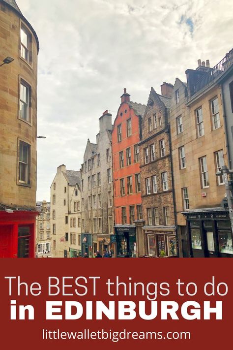 Capital I, Things To Do In Edinburgh, Holyrood Palace, Castles In Scotland, Colourful Buildings, Edinburgh Castle, Big Dreams, Edinburgh Scotland, Spain And Portugal