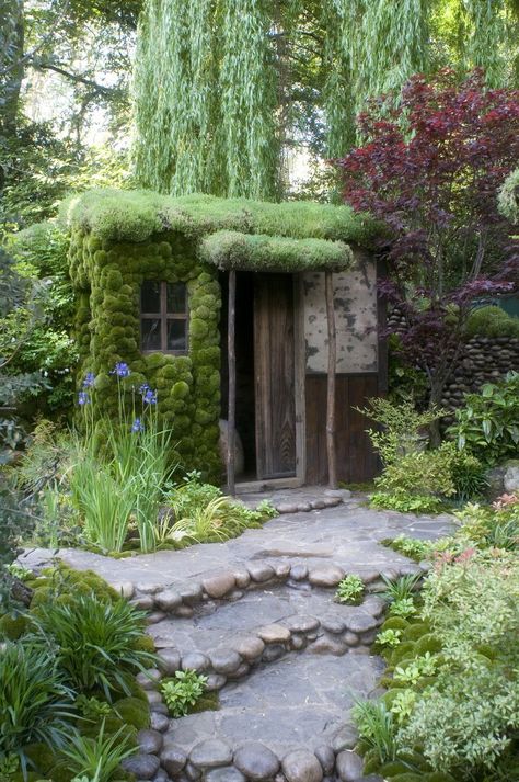 chelsea flower show...so beautiful Cob House, Earthship, Diy Pergola, Chelsea Flower, Forest Fairy, Backyards, Outdoor Life, Garden Paths, Garden Room