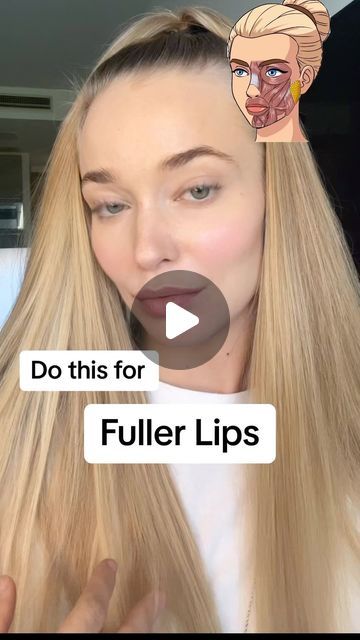 Plumper Lips, Massage Routine, Facial Massage Routine, Fuller Lips, Chaka Khan, Lip Tutorial, Small Lips, Lower Lip, Facial Rejuvenation