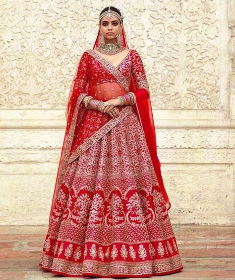 Double Dupatta, Pink Bridal Lehenga, Silk Lehengas, Indian Wedding Bride, Bridal Lengha, Raw Silk Lehenga, Indian Bridal Lehenga, Bridal Lehenga Red, Red Blossoms