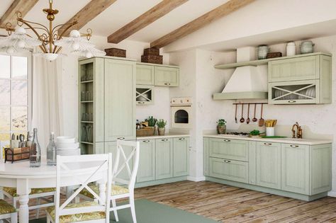 Provance style kitchen Provance Kitchens, Provence Interior, British Kitchen, Backsplash Designs, Provence Style, Kitchen Design Decor, Classic Kitchens, French Decor, Apartment Design