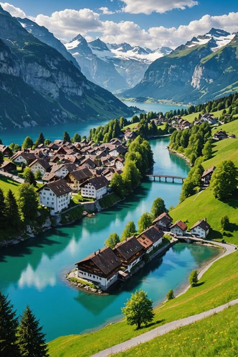 10 Must-Visit Places in Switzerland for an Unforgettable Trip! Geneva Switzerland Aesthetic, Swiss Alps Aesthetic, Switzerland Lake Geneva, Alpine Aesthetic, Switzerland Places To Visit, Lauterbrunnen Valley, Lake Geneva Switzerland, Swiss Landscape, Switzerland Aesthetic