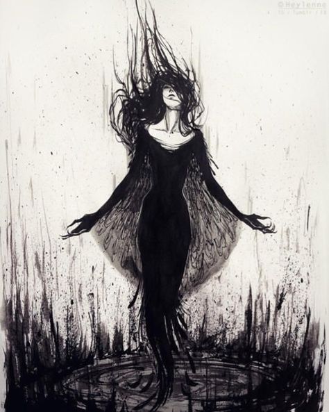 Learn all about Lilith, Black Moon Lilith, and Lilith In Astrology #lilith #blackmoonlilith #lilithastrology A Drawing, Her Hair, Deviantart, Black And White, Hair, White, Black