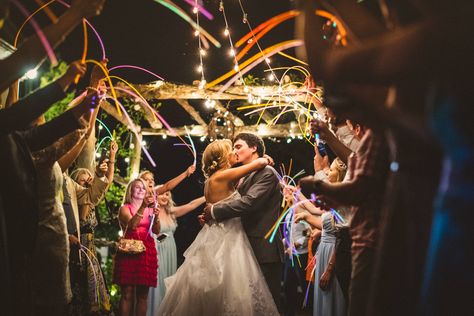 Wedding Bouquets Ideas, Strive To Be Better, Glow Stick Wedding, Bouquets Ideas, Wedding Exit, Fiesta Wedding, Wedding Send Off, Wedding Exits, Glow Stick