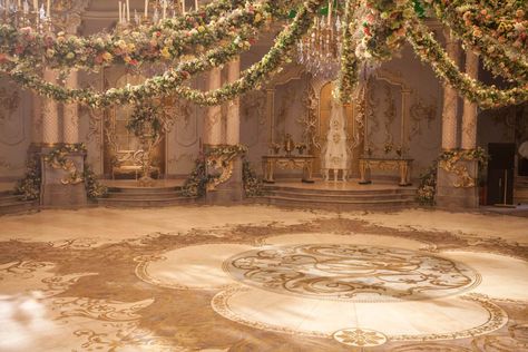 Ball Venue Aesthetic, Regency Ballroom Aesthetic, Palace Ballroom Aesthetic, Princess Ball Aesthetic, Golden Castle Interior, Fantasy Castle Ballroom, Grand Ballroom Aesthetic, Victorian Palace Interior, Palace Room Aesthetic