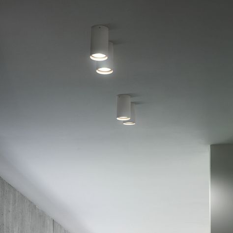 Olev Cylinder Ceiling Lamp - TattaHome Cylinder Spotlight Ceiling, Cylinder Ceiling Light, Surface Lights Ceiling, Surface Mounted Lights, Ceiling Can Lights, Cylinder Light, Recessed Can Lights, Cylinder Lights, Surface Mount Lighting