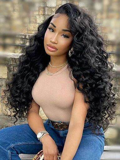 4x4 Closure Wig, Real Wigs, Human Hair Wigs Blonde, Pelo Afro, Curly Lace Front Wigs, Deep Curly, Human Virgin Hair, Human Hair Lace Wigs, Frontal Wig