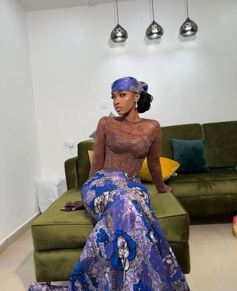 African Prom Dresses Ankara, Nigerian Traditional Dresses, African Maxi Dress Ankara, Ankara Dress Designs, Nigerian Lace Styles Dress, Ankara Long Gown Styles, African Prom Dresses, Chic Dress Classy, African Inspired Clothing