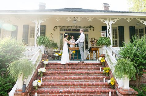 Front Porch Wedding Ideas, Front Porch Bridal Shower Decor, Outdoor Wedding With Doors Entrance, Front Porch Wedding Ceremony, Wedding Doors Entrance Outdoor Ceremony Diy, Doors For Wedding Entrance Outdoor Ceremony, Outdoor Bride Entrance, Front Porch Wedding, Southern Front Porch