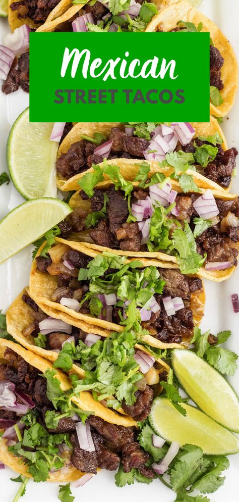 Sliced Steak Recipes, Beef Chuck Steak Recipes, Sliced Beef Recipes, Mexican Street Tacos, Street Tacos Recipe, Chuck Steak Recipes, Steak Taco Recipe, Beef Chuck Steaks, Street Taco Recipe