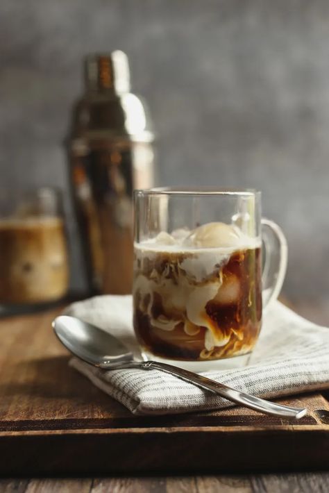 Maple Cold Brew, Zucchini Parm, Crab Cake Benedict, Fall Drink Recipes, Keto Coffee Recipe, Maple Bourbon, Cozy Drinks, Bulletproof Coffee, Fall Cocktails