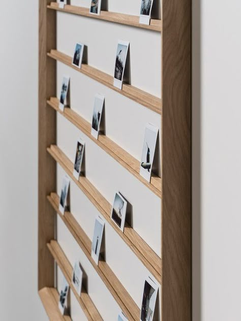 Polaroid Display, Polaroid Instax, Polaroid Wall, Picture Frame Designs, Dream Spaces, House Inspiration, Apartment Decor, Home Projects, Interior Architecture