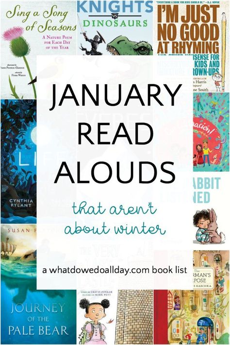 January Read Alouds, January Classroom, January Books, Family Read Alouds, Books Nonfiction, Kid Books, Winter Books, Read Aloud Books, Winter Cat