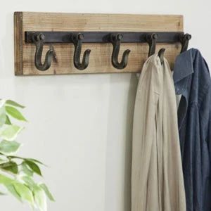 Storage & Organization | Riverbend Home Farmhouse Wall Hooks, Wrought Iron Hooks, Wall Hook Rack, Wooden Wall Hooks, Decorative Wall Hooks, Industrial Wood, Hook Rack, Wall Rack, Reclaimed Wood Wall