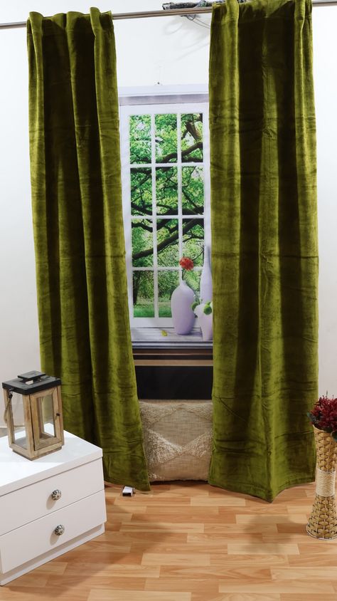 This curtain is made of Best Quality 200 TC Velvet Fabric.Fringed window panel, capturing a classic bohemian look that trims your space with free-spirited energy. Elaborate knotting is topped with loops along upper edge for easy hanging. Our Curtains Made from 100% Velvet crisp high quality cotton fabric. Washed and dried for softness and shrinkage. Perfect for the bedroom or living room Linen Curtains Living Room, Balcony Curtains, Curtain Living Room, Living Room Curtain, Window Curtains Living Room, Curtain For Door Window, Living Room Door, Curtain Room, Long Curtains