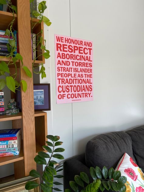 Acknowledgement Of Country, Country Poster, Torres Strait Islander, Australian Native, The Little Things, First Nations, My Home, Little Things, Pink Red