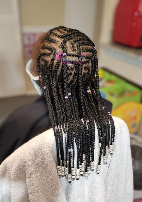 10.5.24 - #Finished Jamiyah's TETRIS CORNROWS w/BEADS!! #team natural #Shine n Jam #Argan Leave-in Conditioner (spray & cream) #Hair Oil #argansprayshine #beads #boxbraids #kidsbraids #protectivestyles #naturalhair #healthyhair #beads #braids #braidsandbeads #bohostyle #boxbraids #kidsstyle #cornrowsbraids #braidstyles #hair #tetris #cornrows https://www.facebook.com/HairstylesByNickcola?mibextid=b06tZ0 **(My old business Hair Page)** #FB - ImHair4U #IG - faithserenity2 #Youtube - I... Shine N Jam, Beads Braids, Business Hair, Cream Hair, Kids' Braids, Braids With Beads, Business Hairstyles, Cornrows Braids, Leave In Conditioner