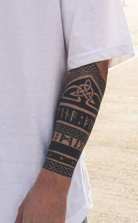 Nordic Armband Tattoo, Celtic Arm Tattoo, Viking Arm Tattoo, Nordic Sleeve Tattoo, Arm Tattoo Viking, Asatru Tattoo, Celtic Band Tattoo, Norwegian Tattoo, Welsh Tattoo