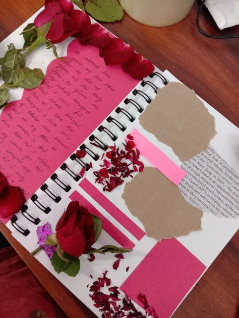 Personal Diary Decor Ideas, Decorate First Page Of Diary, How To Decorate Scrapbook Pages, Decorative Diary Pages, Diary Page Decoration Ideas, How To Decorate Diary First Page, How To Decorate A Dairy Book, Decorating Diary Pages Ideas, Diary Decorate Ideas