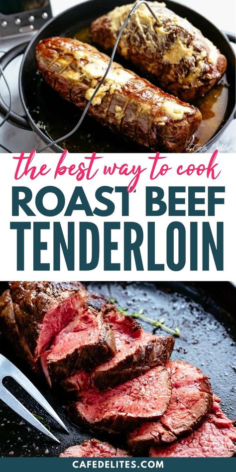 Beef Tenderloin In The Oven, Tenderloin In The Oven, Perfect Beef Tenderloin, Roast Beef Tenderloin, Roasted Beef Tenderloin, Beef Tenderloin Recipe, Whole Beef Tenderloin, Beef Tenderloin Recipes, Roasted Beef