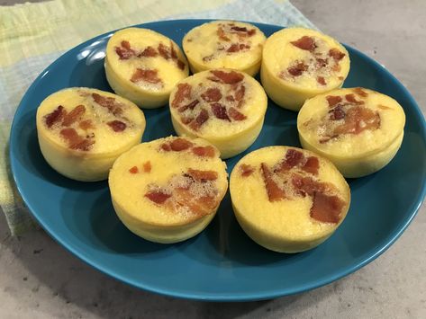 Carnivore Bacon Cheese Egg Bites Recipe | Keto | 2g Carbs — The Keto Minimalist Carnivore Egg Bites, Carnivore Cottage Cheese Recipes, Starbucks Bacon Gruyere Egg Bites, Quiche Cups Breakfast, Bacon Gruyere Egg Bites, Egg Bites Keto, Gruyere Egg Bites, Keto Egg Bites, Carnivore Breakfast