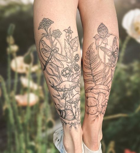 #tattoo #tattoos #inked #tattooart #tattooed #tattooideas #tattoodesign #tattooinspiration #tattoosleeve #tattooflash #inkedgirls #tattooedwomen  #InkLaughs  #TattooFails Nature, Calf Tattoos For Women, Trend Tattoo, Flower Leg Tattoos, Unique Half Sleeve Tattoos, 2023 Tattoo, Earthy Tattoos, Tattoo 2023, Shin Tattoo