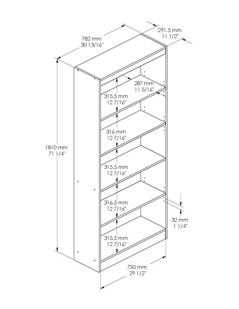 3 Shelf Bookcase, 4 Shelf Bookcase, Library Bookcase, 5 Shelf Bookcase, Shelf Bookcase, Portfolio Ideas, Diy Furniture Easy, Furniture Outlet, South Shore