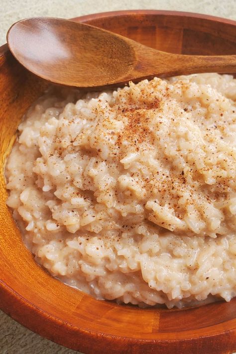 Sweet Breakfast Rice, Breakfast Rice And Egg, Brown Rice Porridge Breakfast, Rice Porridge Recipe Breakfast, Rice Eggs Breakfast, Rice For Breakfast Recipes, Cream Of Rice Recipes Breakfast, Breakfast Rice Recipes, Rice Cream Recipe