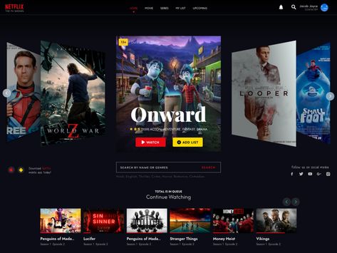 Movie Banner Design, Netflix Creative Ads, Movie Social Media Design, Movie Web Design, Netflix Graphic Design, Netflix Layout, Tv Poster Design, Netflix Banner, Netflix Poster Design