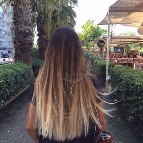 Black to Blonde Balayage Straight Hair Pastel Hair Ombre, Brown Ombre Hair Color, Balayage Straight, Balayage Straight Hair, Natural Brown Hair, Color Hairstyles, Blond Ombre, Balayage Blond, Brown Ombre Hair