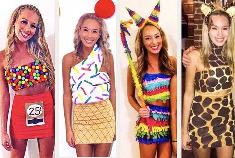 Ice Cream Cone Costume Women, Ice Cream Costume Women, Ice Cream Cone Costume, Work Costumes, Ice Cream Costume, Funny Group Halloween Costumes, Candyland Theme, Fun Costumes, Food Costumes