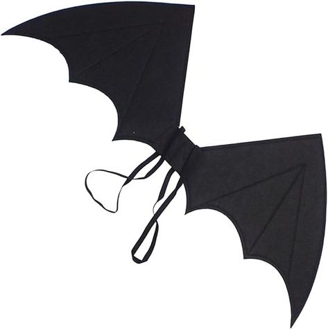 Topkids Accessories Unisex Bat Devil Wings for Halloween Costume, Adult & Kids Angel Wings Accessories, Dragon Wings Costume, Spooky Wings (Black) : Amazon.co.uk: Toys & Games Bat Costume Ideas, Bat Outfit Halloween, Bat Wing Clothes, Costume Bat Wings, Bat Wings Diy, Bat Costumes, Dragon Wings Costume, Bat Wing Cape, Bat Wing Backpack