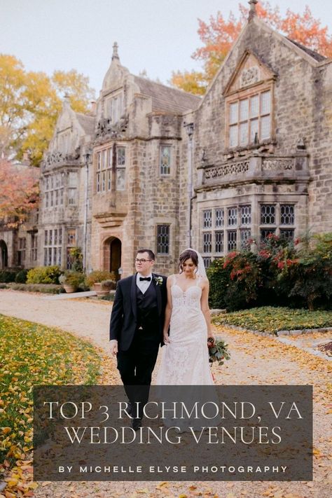 Top 3 Richmond, Virginia Wedding Venues | Castles and Estates Wedding Venues Northern Virginia, Richmond Wedding Venues, Castle Wedding Venue United States, East Coast Wedding Venues, Richmond Va Wedding Venues, Over The Top Wedding, Estate Wedding Venues, Wedding Venues Virginia, Wedding Venue Virginia